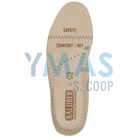 PLANTILLA CUERO COMFORT ANATOMICA 45