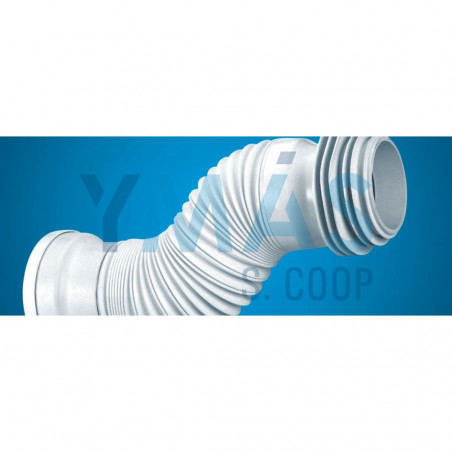 DESAGUE INODORO FLEXIBLE EXTENSIBLE DE 290 A 590MM