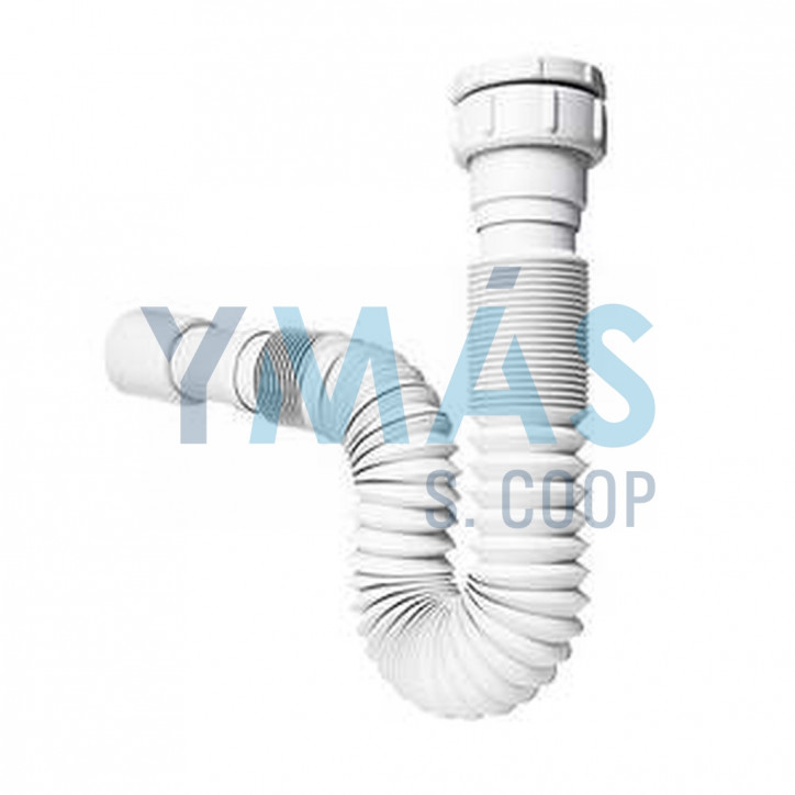 SIFON EXTENSIBLE 32MM 1"1/4 30/80CM RACORD PLAST.