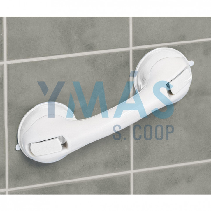 ASA BAÑERA CON VENTOSA BLANCA 29CM