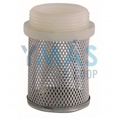 FILTRO VALVULA RETENCION INOX 1"