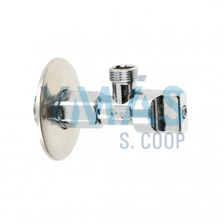 VALVULA ESCUADRA SIN TUERCA 1/2"-3/8" C/2 UNIDADES
