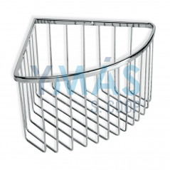 CESTILLO RINCONERA INOX 20X20X13.5CM
