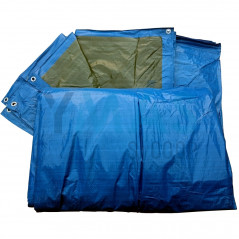 TOLDO MULTIUSO 5X8 AZUL/VERDE 90 GRS