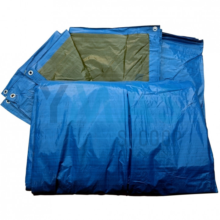 TOLDO MULTIUSO 5X8 AZUL/VERDE 90 GRS