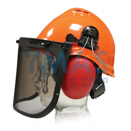 KIT FORESTAL CASCO+PANTALLA+PROTECTOR AUDITIVO