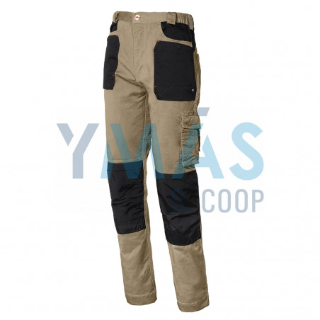 PANTALON STRETCH BEIGE NEGRO M