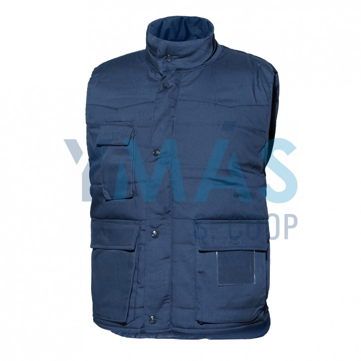 CHALECO MULTIBOLSILLO AZUL T/M