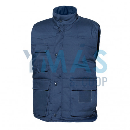 CHALECO MULTIBOLSILLO AZUL T/S