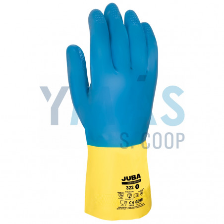 GUANTE LATEX/NEOPRENO CONQUEROR II QUIMICO 9