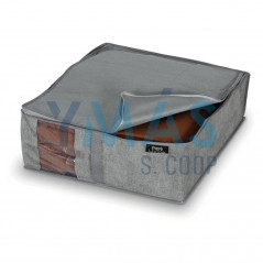 FUNDA GUARDA ROPA 40X45X15CM GRIS