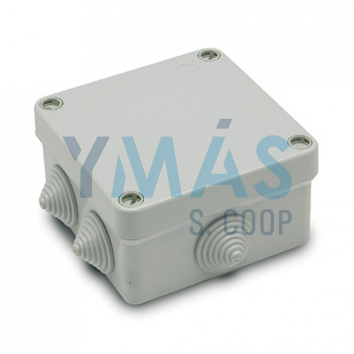 CAJA ESTANCA SUPERFICIE CON CONOS 100X100X55MM