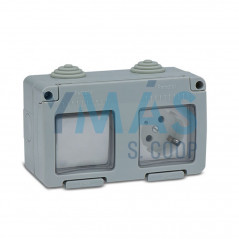INTERRUPTOR + TOMA CORRIENTE 2P+TTL 16A