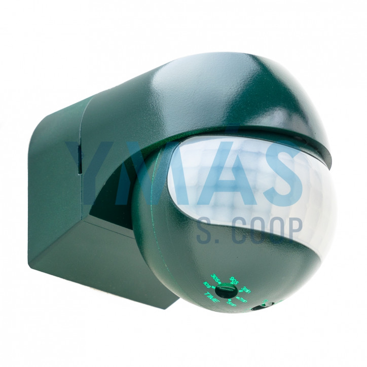 DETECTOR DE MOVIMIENTO PARED PIR 180§ VERDE