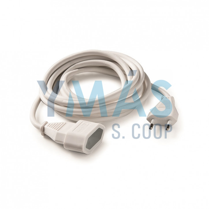 PROLONGADOR 2M 10A 2X1MM BLANCO