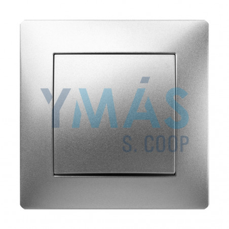 CONMUTADOR 10 A 250V ALUMINIO HABITAT 15