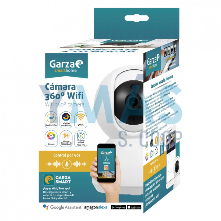 CAMARA WIFI 360§ 720P HD VIDEO Y FOTOS