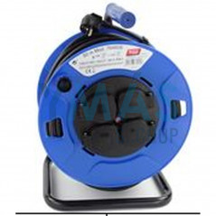 ENROLLACABLE 50M 3x1,5MM 3000W TAPA IP44 NEGRO