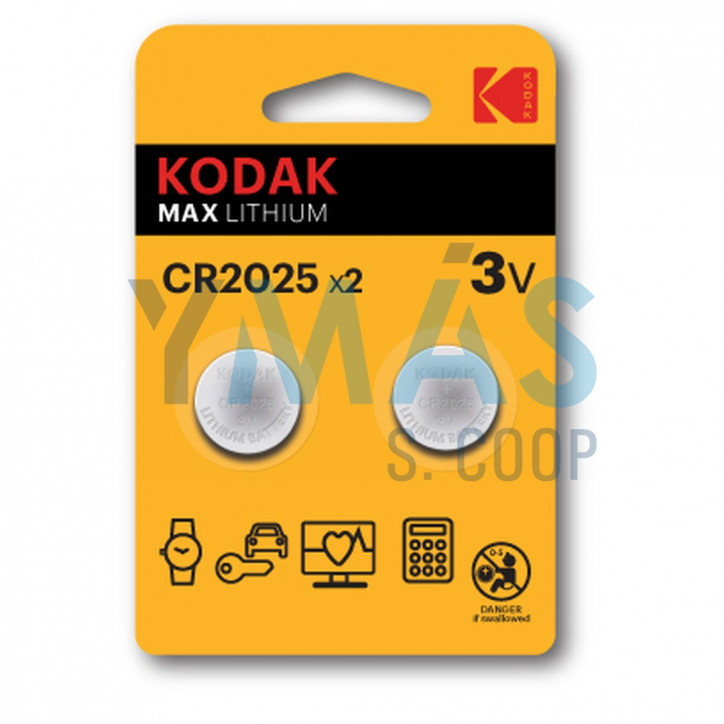 PILA BOTON LITIO ULTRA 3V 2025 2 UNIDADES