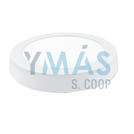 DOWNLIGHT LED REDONDO BLANCO SUPERFICIE 24W FRIA