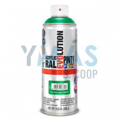 PINTURA SPRAY ACRILICA RAL 6029 VERDE 400ML