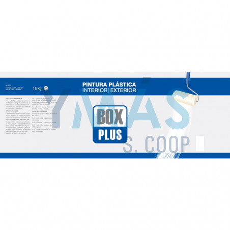 PINTURA PLASTICA INT/EXT BOX PLUS BLANC MATE 15KG