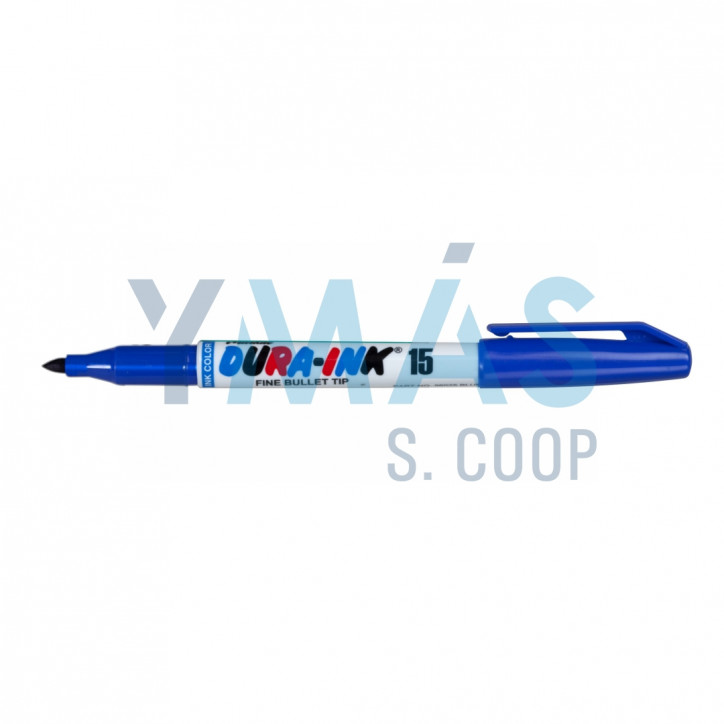 ROTULADOR DE TINTA PUNTA FINA DURA-INK 15 AZUL