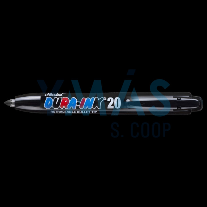 ROTULADOR TINTA RETRACTIL TINTA DURA-INK 20 NEGRO