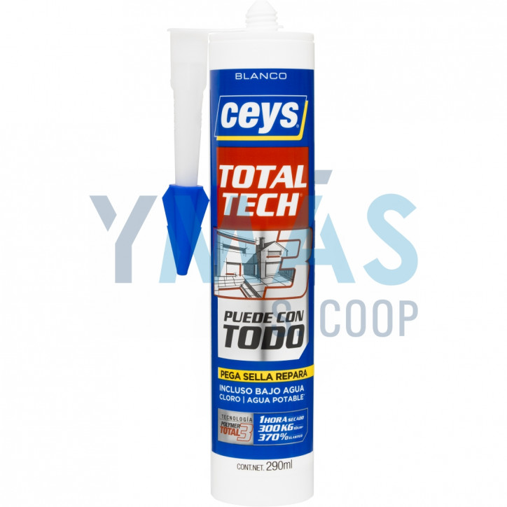 ADHESIVO CEYS MS-TECH BLANCO 290ML