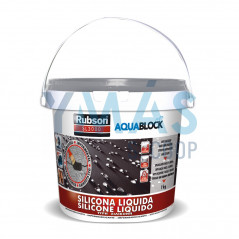 SILICONA LIQUIDA AQUABLOCK GRIS 1KG
