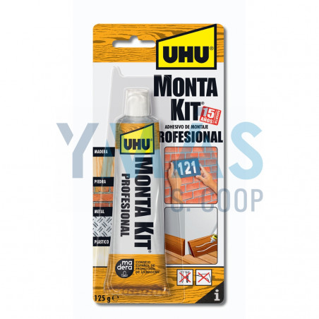 ADHESIVO MONTA-KIT BLISTER UHU 125GR