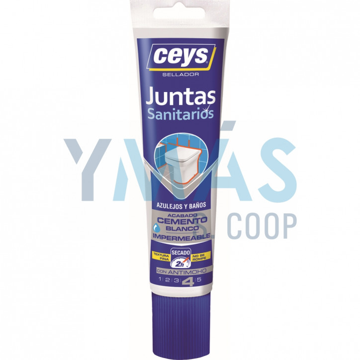 SILICONA TOP JUNTAS BAÑOS Y AZULEJOS BLANCO 125 M