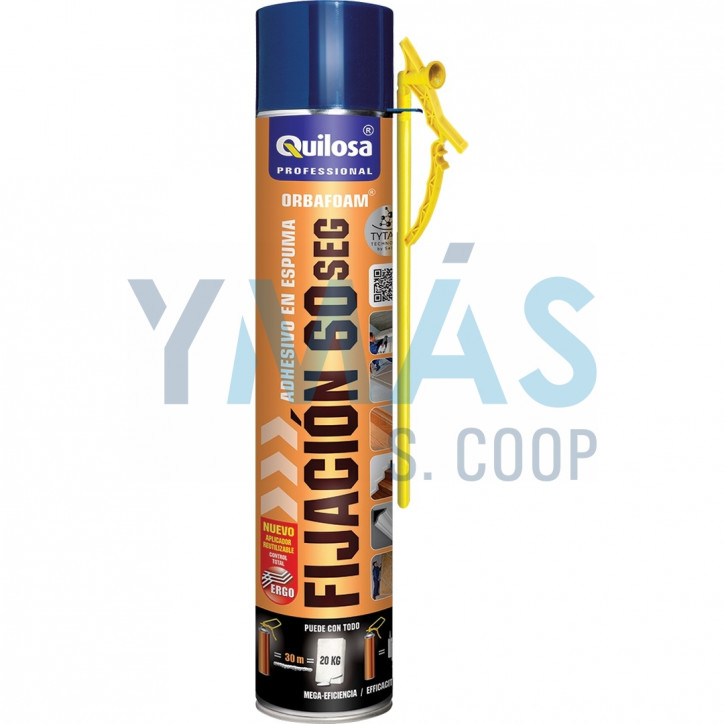 ADHESIVO EN ESPUMA 60 SEGUNDOS CANULA 750ML