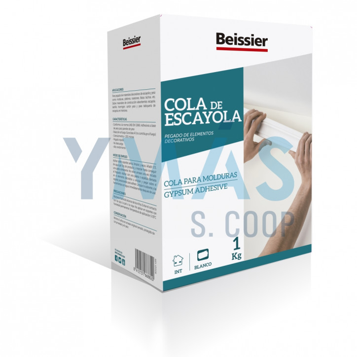 COLA DE ESCAYOLA BLANCO BEISSIER 1KG