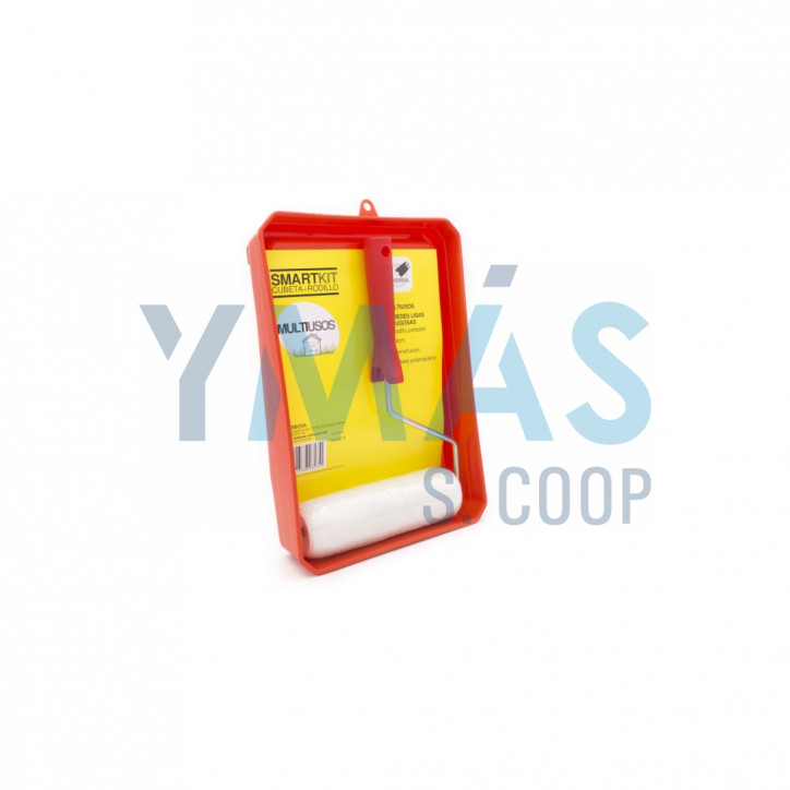 KIT RODILLO FIBRA 18 + CUBETA