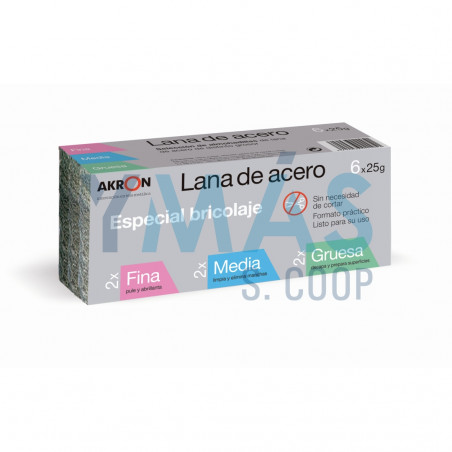 TORTA LANA ACERO SURTIDA 6X25GR