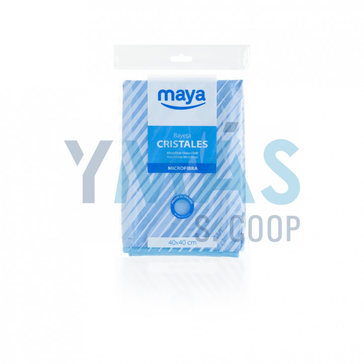 BAYETA MICROFIBRA ESPECIAL CRISTALES 40X40CM