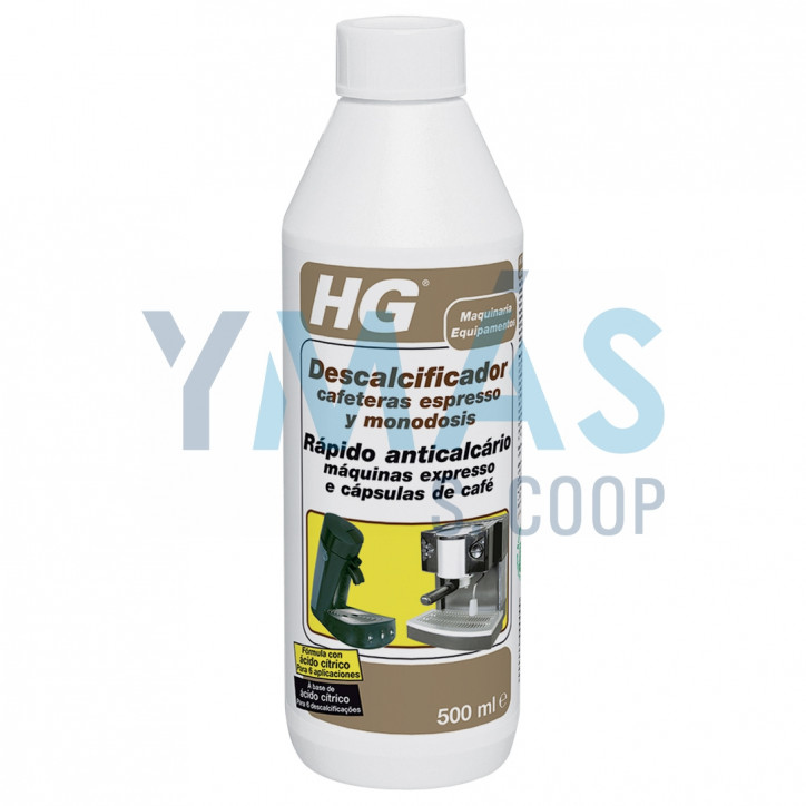 DESCALCIFICADOR CAFETERAS ESPRESO Y MONODOSIS 0,5L