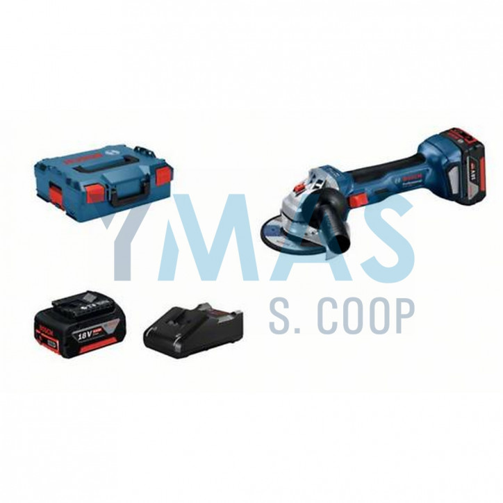 AMOLADORA BATERIA GWS 18V-7 2BAT 4AH