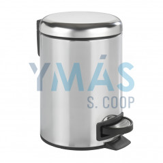 CUBO LEMAN ACERO INOX CON PEDAL 3L