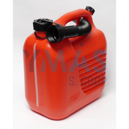 BIDON HOMOLOGADO HIDROCARBUROS CON VALVULA 5L