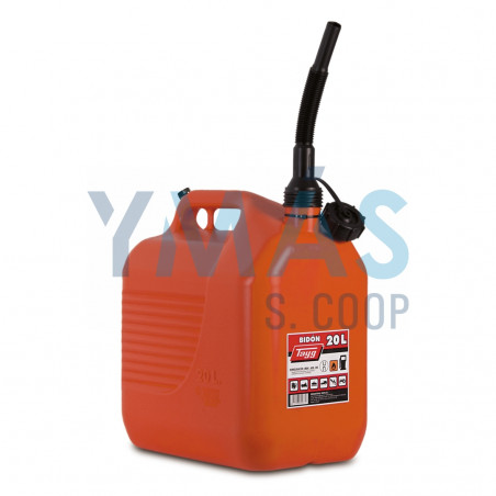 BIDON HOMOLOGADO HIDROCARBUROS CON VALVULA 20L