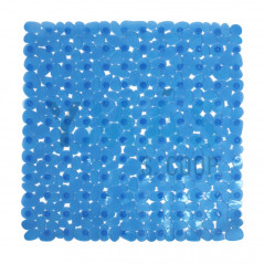 ALFOMBRA DUCHA PVC MARELIA AZUL 54X54