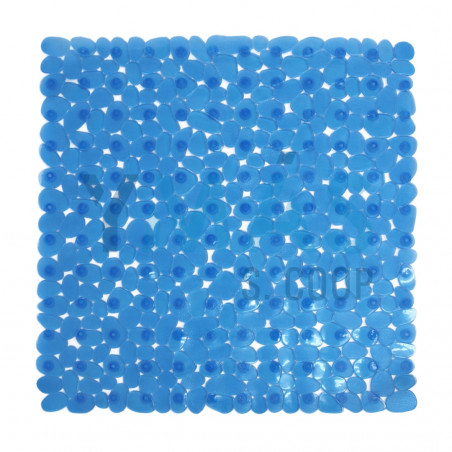 ALFOMBRA DUCHA PVC MARELIA AZUL 54X54