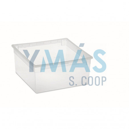 CAJA MULTIUSOS 23L TRANSPARENTE 37.8X18.5X39.6CM