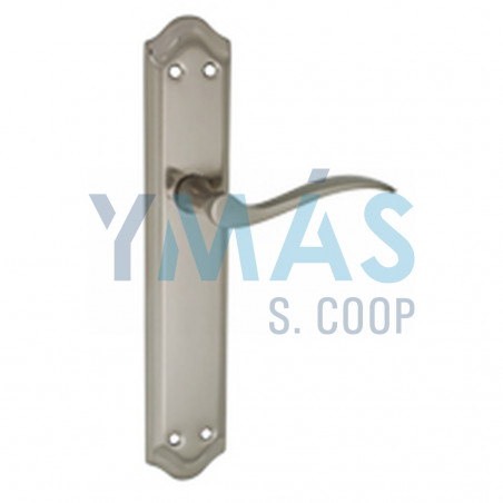 MANILLA CON PLACA NIQUEL SATINADO