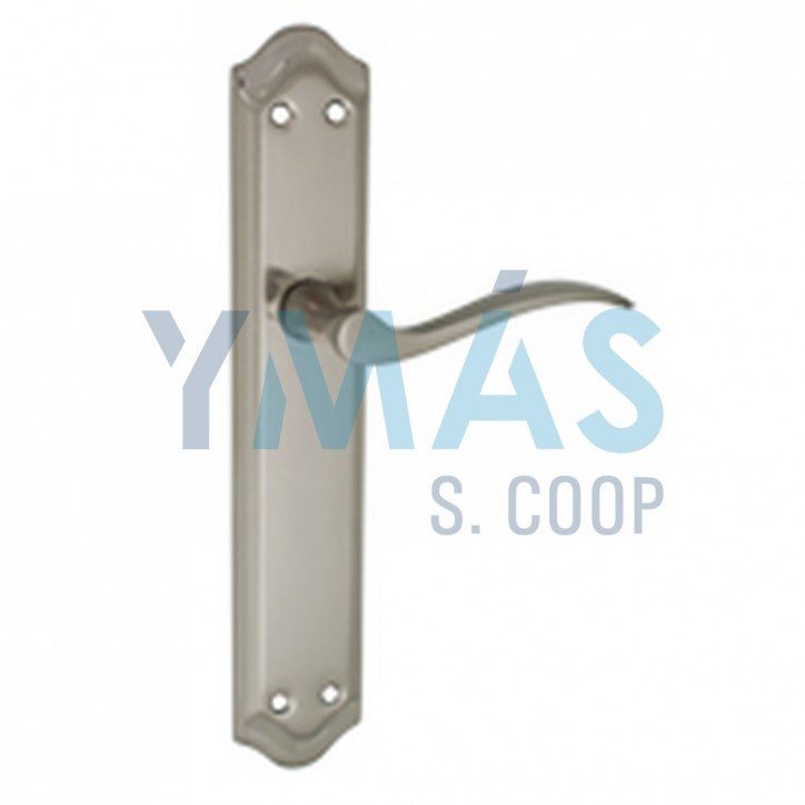 MANILLA CON PLACA NIQUEL SATINADO