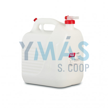 BIDON DE HDPE TAPON/GRIFO 10L