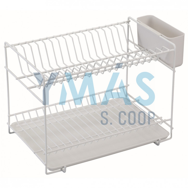 ESCURREPLATOS PEQUEÑO PLASTIFICADO BLANCO