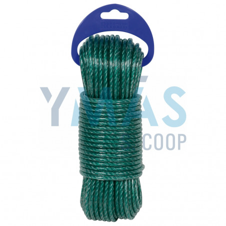 CABLE ACERO PLASTIFICADA VERDE 15M